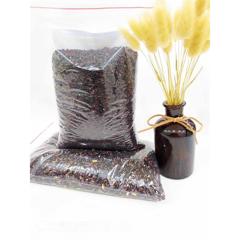 Gạo Lứt Tím Than VietRice, Cơm Mềm Dẻo Như Xôi , Hương thơm ngào ngạt, 1 Kg | BigBuy360 - bigbuy360.vn