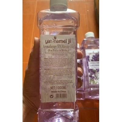 Dầu massage body 550ml oải hương lavender thơm dịu nhẹ, dùng trong spa tmv