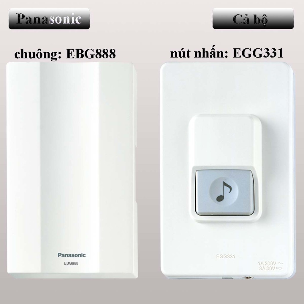 Bộ chuông cửa Panasonic EBG888+EGG331