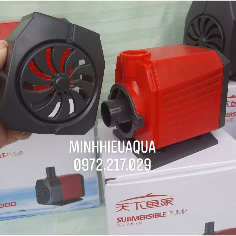 Máy bơm Gecai TX cho hồ cá, TX-2000, 2500l/h, Bảo hành 9 tháng