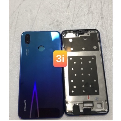 Bộ vỏ huawei nova 3i (gồm sườn,lưng phím tăng giảm,kính cam)