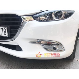 Ốp Viền Đèn Gầm, Ốp Đèn Gầm Mazda3 2017 - 2019
