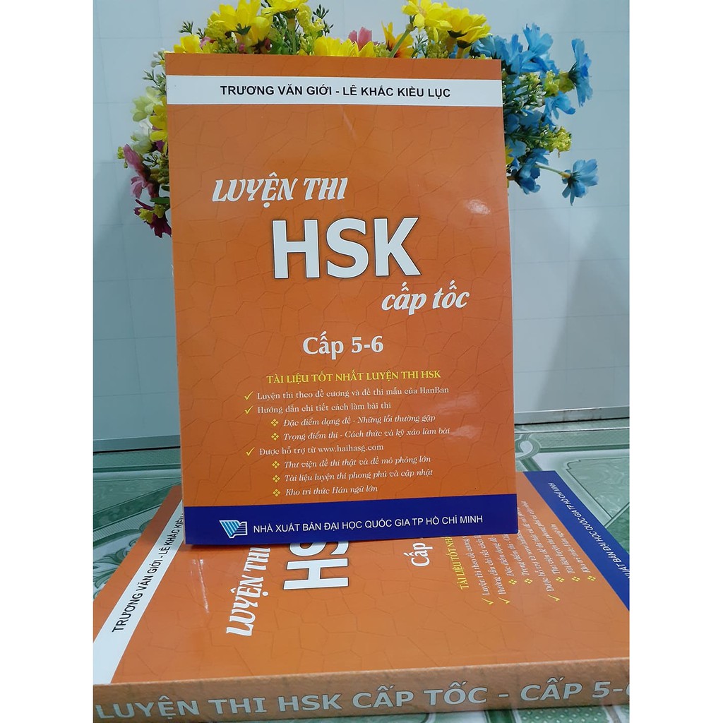 Sách - Luyện thi HSK cấp tốc cấp 5-6 + DVD nghe sách