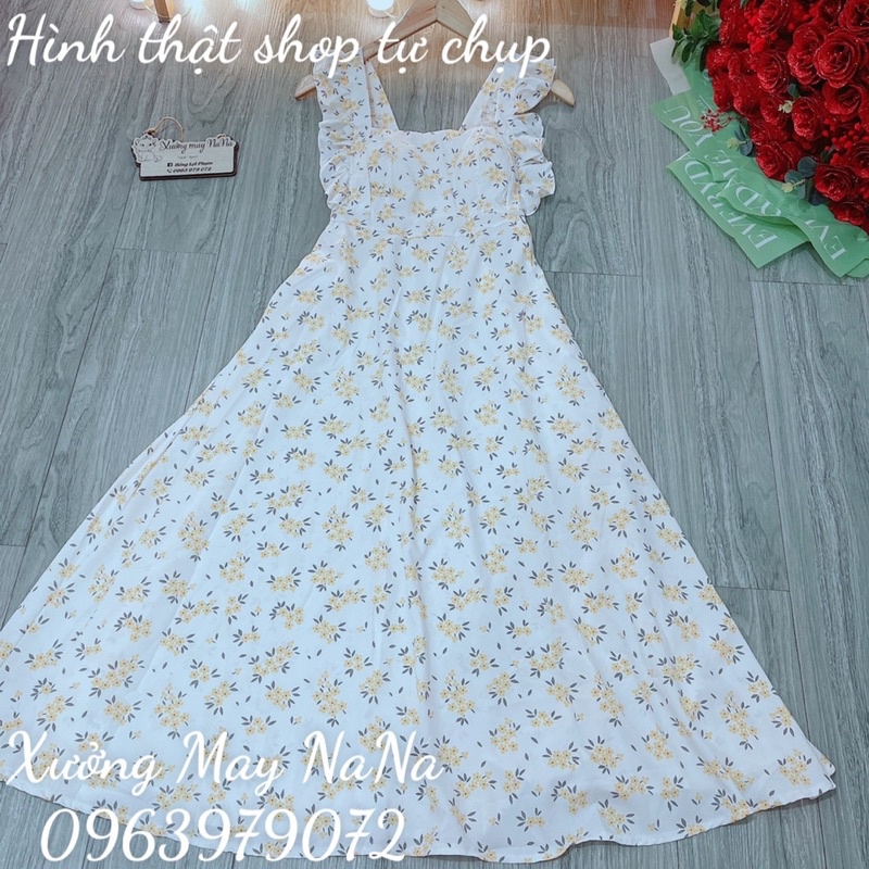 Maxi cánh tiên hoa nhí có mút ngực