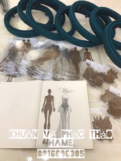 50k/ khuôn vẽ phác thảo Dáng 1