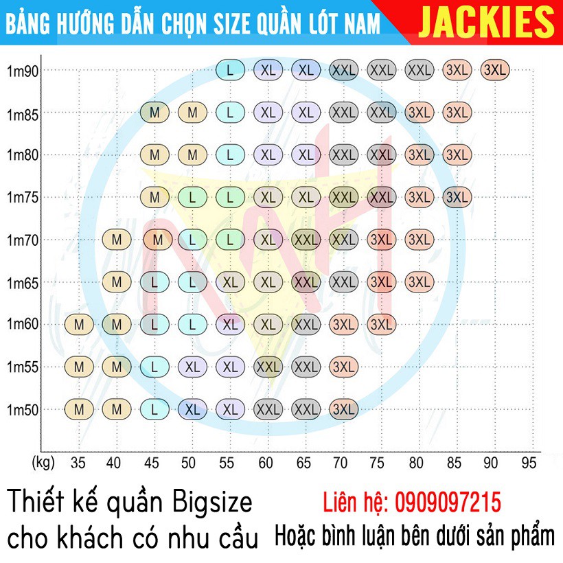 Combo 4 quần boxer nam JACKIES 607 BƠI PHỐI ĐỎ | BigBuy360 - bigbuy360.vn