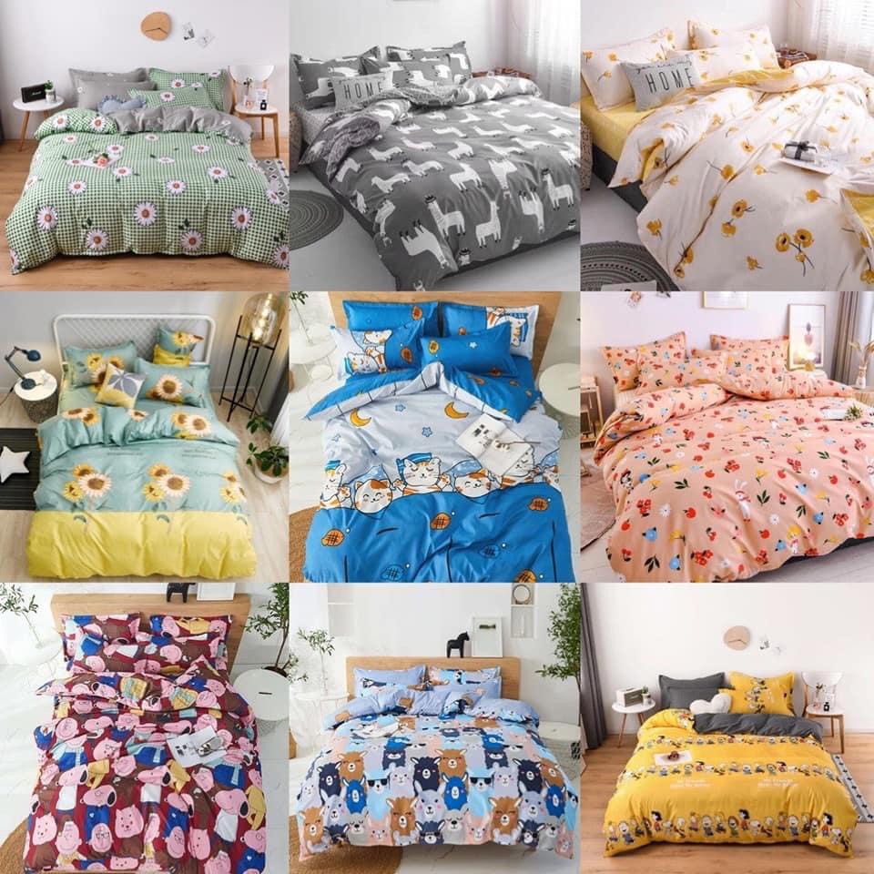 Vỏ chăn lồng ruột có khóa kéo 2mx2m2,vải cotton poly nhập khẩu,Vỏ chăn VC1158