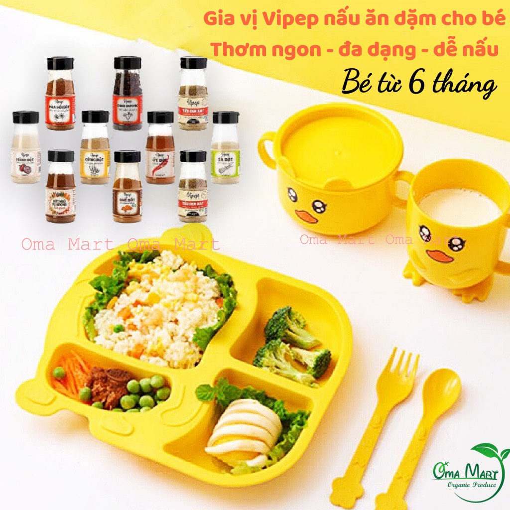 Gia vị Vipep (bột hành, tỏi, sả, gừng...)