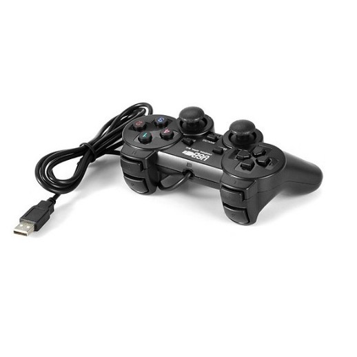 Tay cầm chơi game cho PC đơn rung .