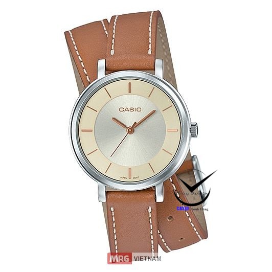 Đồng Hồ Nữ Casio Dây Da Chính Hãng STANDARD LTP-E143DBL-5A