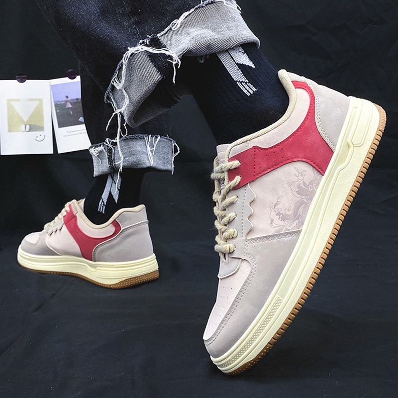 Ielgy Giày Sneaker In Họa Tiết niche Dễ Phối Đồ Thời Trang Cho Nam