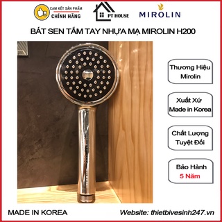 Bát sen tắm tay mirolin h200 nhập khẩu hàn quốc
