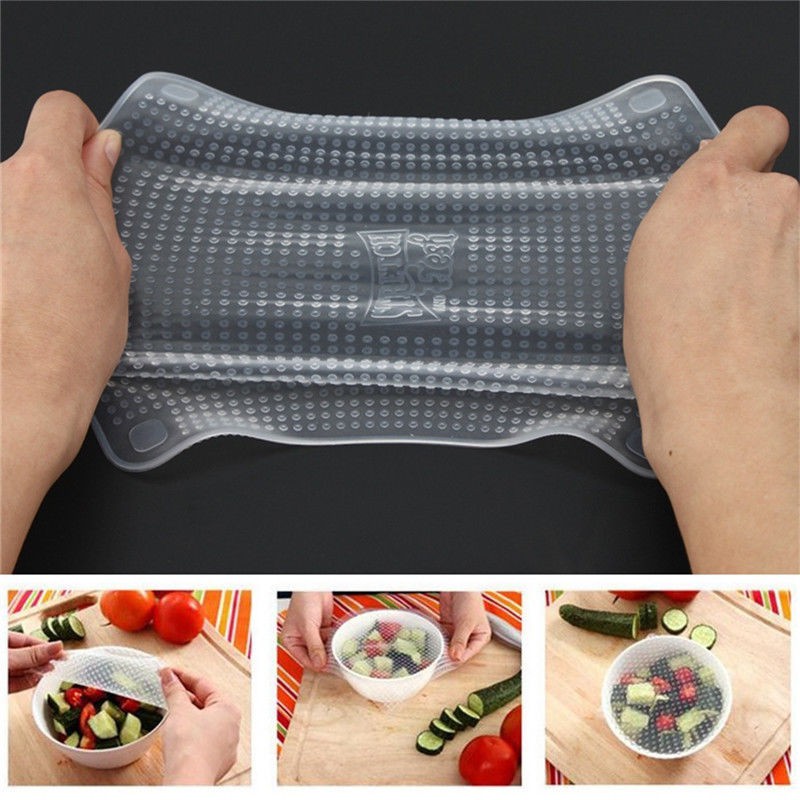 Miếng silicone bọc bảo quản thực phẩm tiện dụng