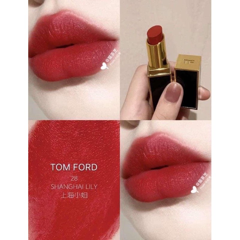 Son Tom Ford Lip Color Satin Matte Màu 28 Shanghai Lily