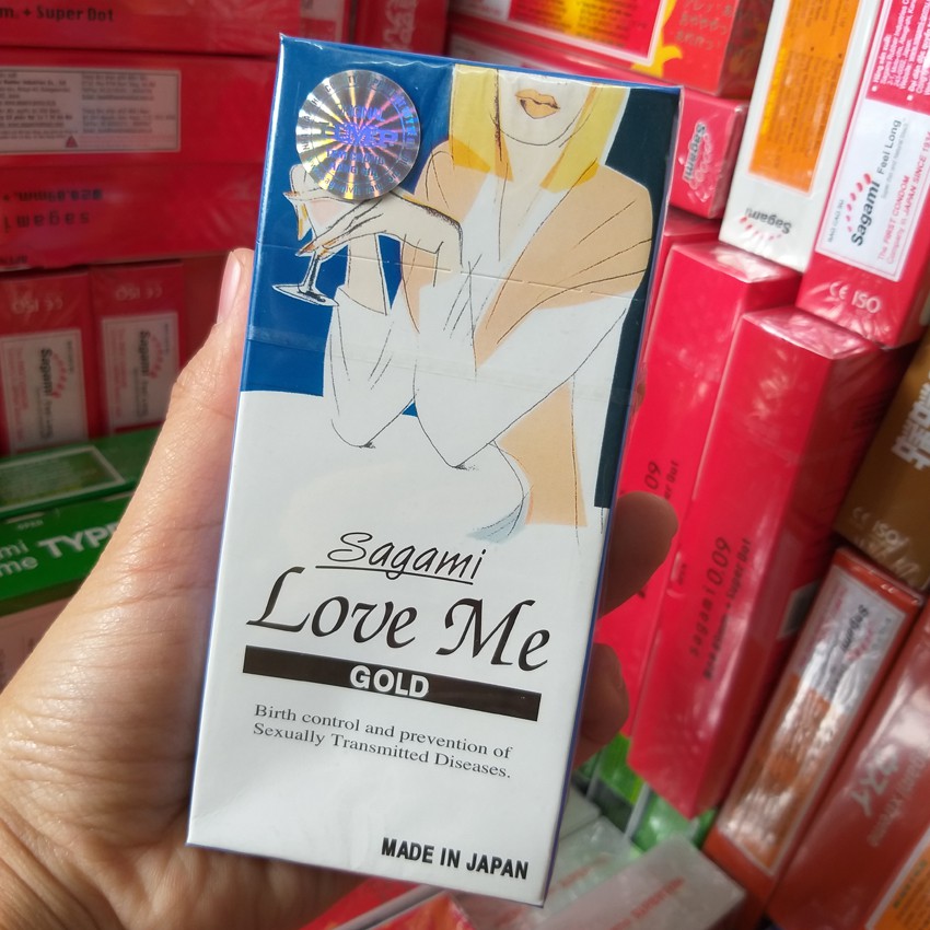 Bao cao su Sagami Nhật Bản Love Me Gold 10 chiếc