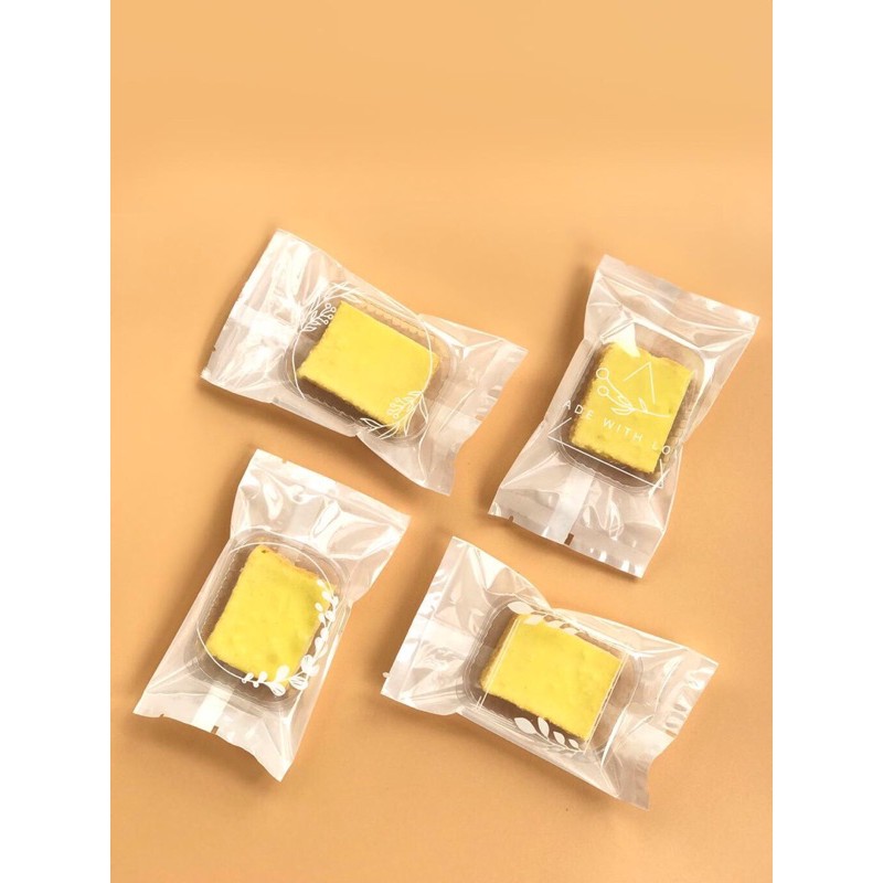 Túi Nilon trắng đựng bánh dứa, kẹo nougat kt 7x12cm