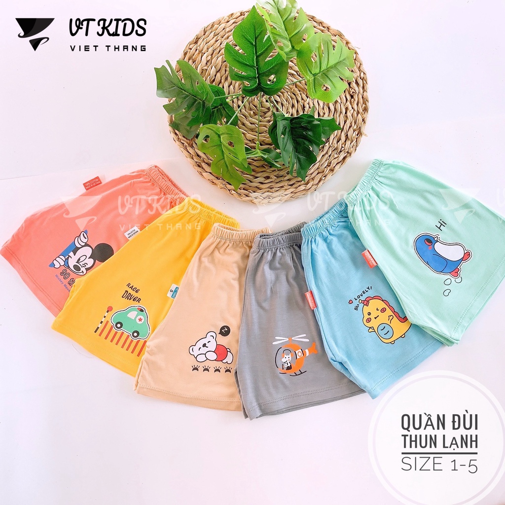 Combo 10 Quần Đùi Thun Lạnh cho bé từ 5-15kg #Quanchucchobe