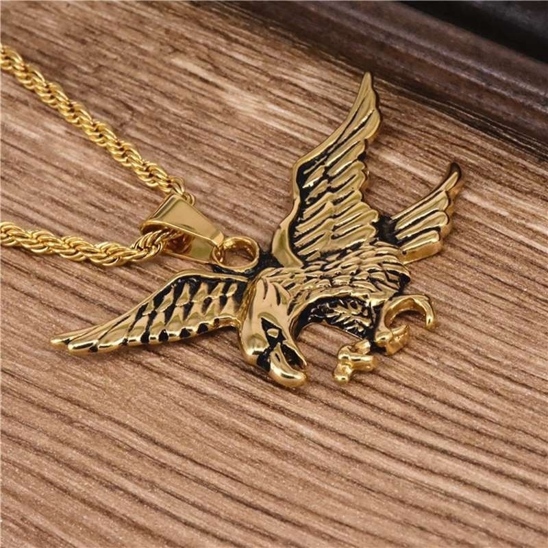 Dây chuyền mặt hình đại bàng thời trang cổ điển cá tính