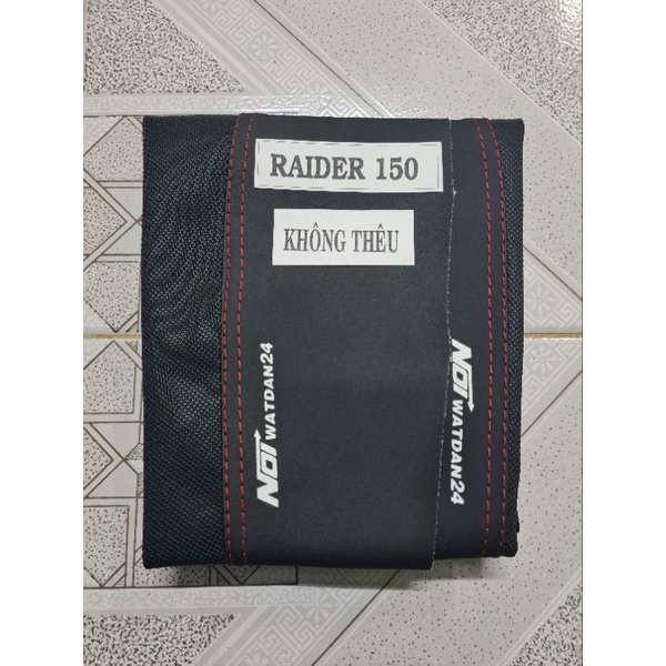 Mút Muss Vàng " Raider 150 " Satria 150 " Gốc Cạnh Combo Áo Yên " Raider " Satria " Da Thun Thái Mịn Có In Hàng Đẹp ĐB Z