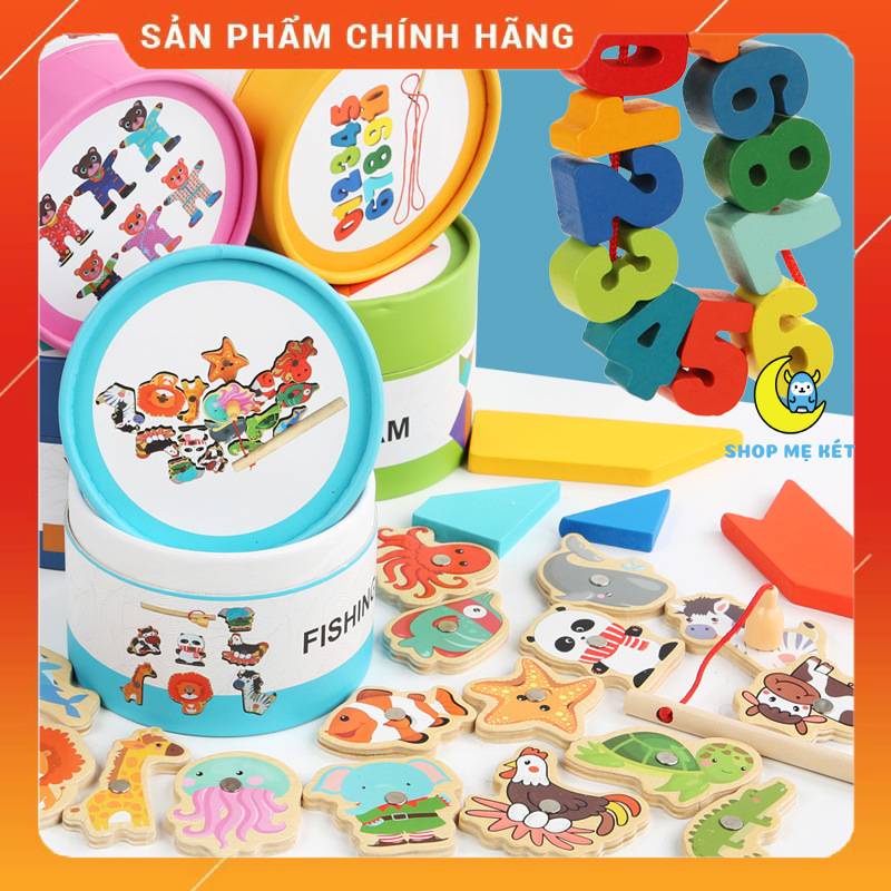Đồ chơi ghép hình xếp hình trí tuệ trẻ em đa chức năng 3 4 5 6 tuổi