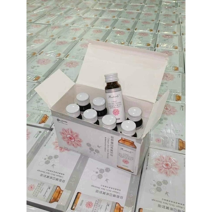 Colllagen trắng da  Rose Beauty, tinh chất yến và mật ong giúp da tráng sáng hiệu quả