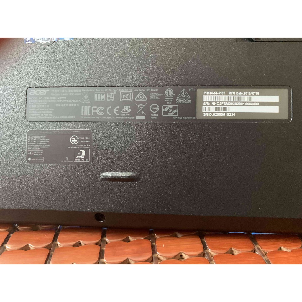 LAPTOP ACER PREDATOR HELIOS 300 PH315-51-510T I5 8300H/16G RAM/SSD 240G/HD | BigBuy360 - bigbuy360.vn