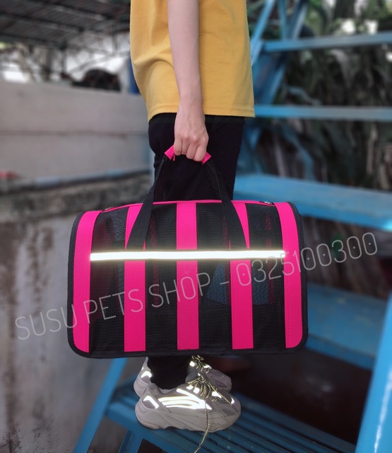Túi vận chuyển thú cưng vòm lưới