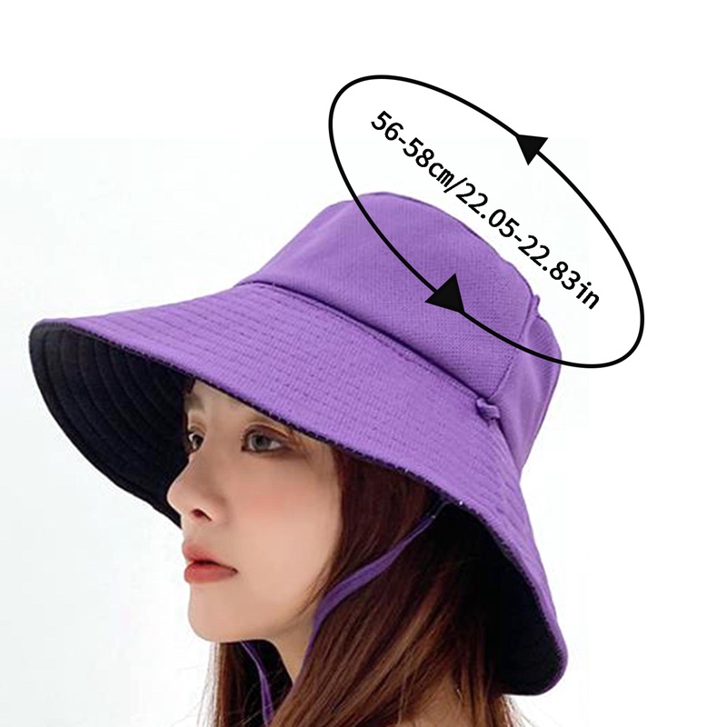 Nón Tai Bèo Cotton Hai Mặt Màu Trơn Thoáng Khí Thời Trang Mùa Xuân Cho Nam Và Nữ