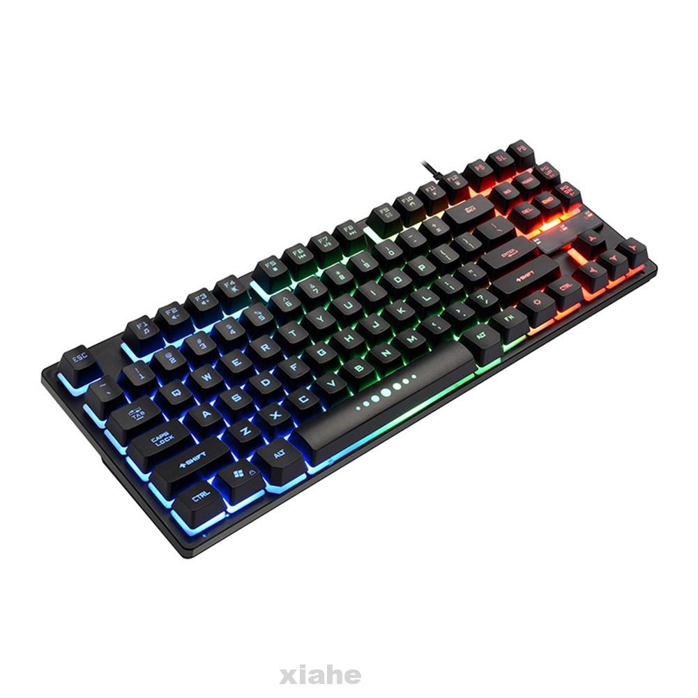 Backlight Easy Operate Gaming Mechanical 87 Keys Keyboard