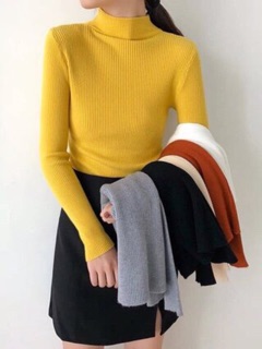 Áo len tăm cổ 3p đủ màu( hàng quảng châu )