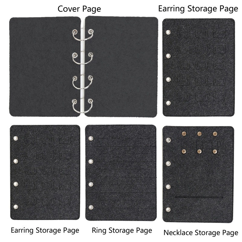 Flgo Hộp Đựng Trang Sức Hình Quyển Sách Có Thể Gấp Gọn Tiện Dụng