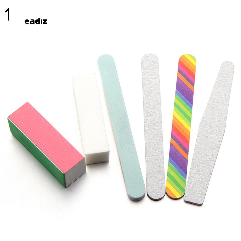 [Hàng mới về] Set 6 thanh dũa móng tay thiết kế xinh xắn