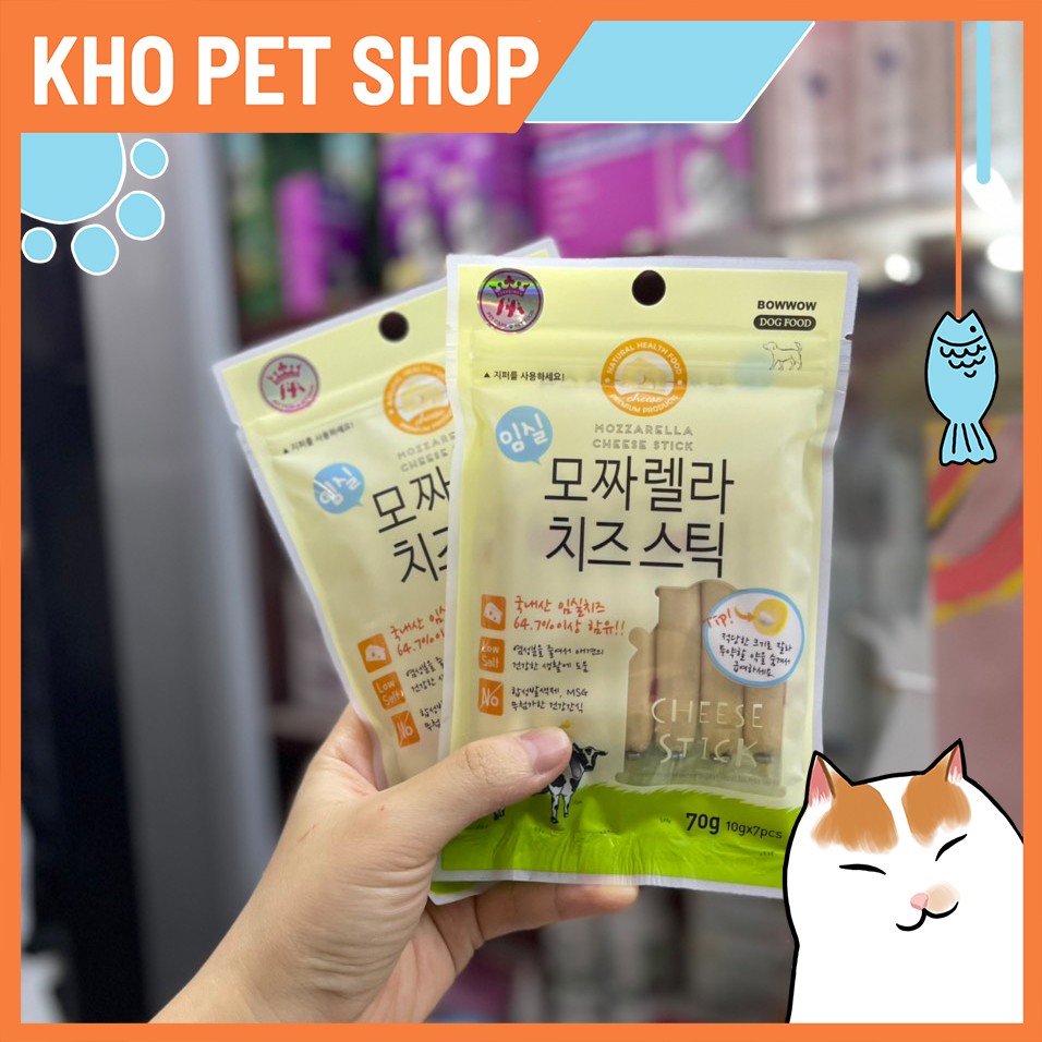 Xúc xích phomai Mozarella cho cún cưng