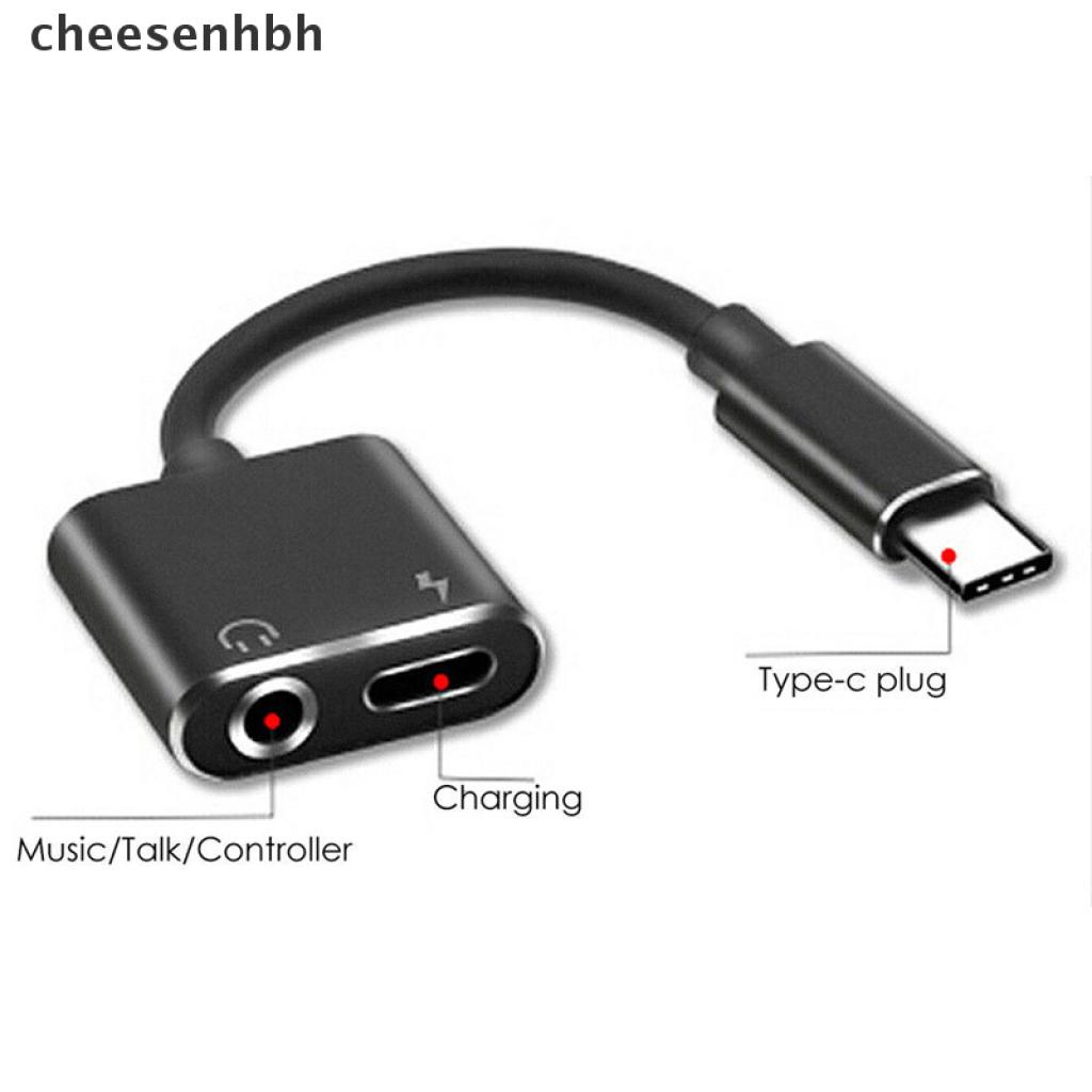 Dây Cáp Sạc Chuyển Đổi Tai Nghe 2 Trong 1 Type-C Sang 3.5mm Aux Audio Usb C