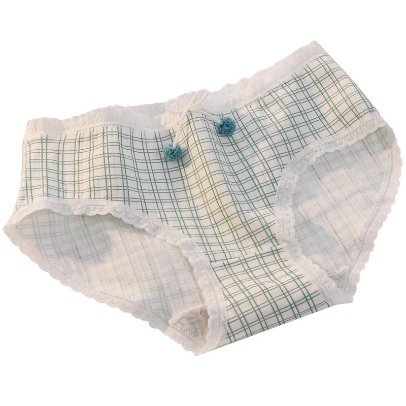 Quần Lót Cotton Lưng Vừa In Họa Tiết Xinh Xắn Theo Phong Cách Nhật Bản Dành Cho Nữ