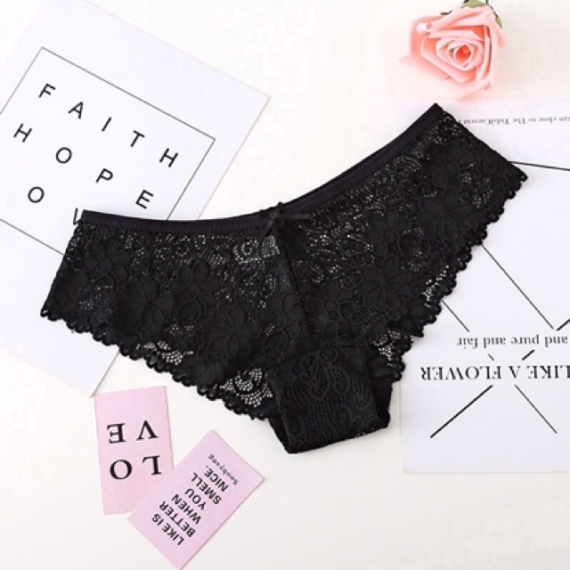 Quần lót ren , quần lót ren hình hoa lá