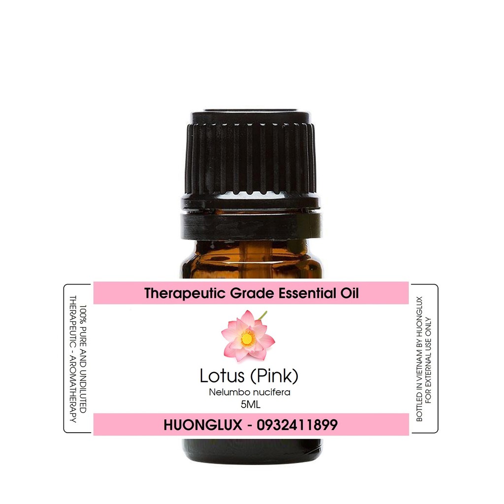 Tinh dầu hoa sen hồng Lotus (Pink) Essential Oil