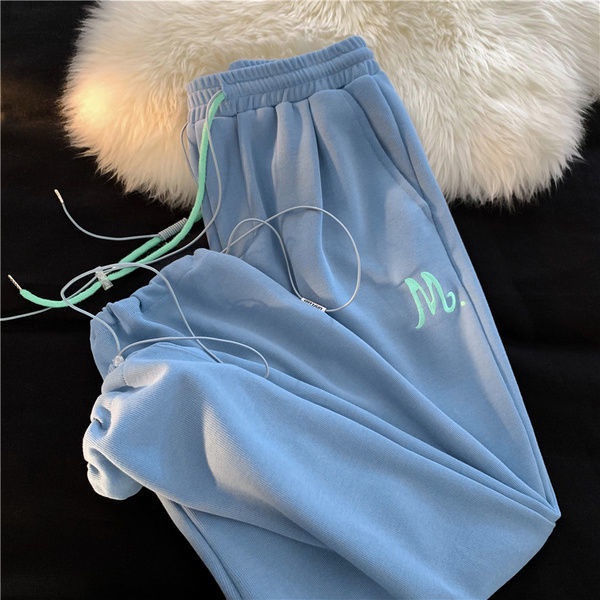 NRVP Quần thể thao ống rộng phong cách Hàn Quốc chất lượng cao dành cho nữ 2022