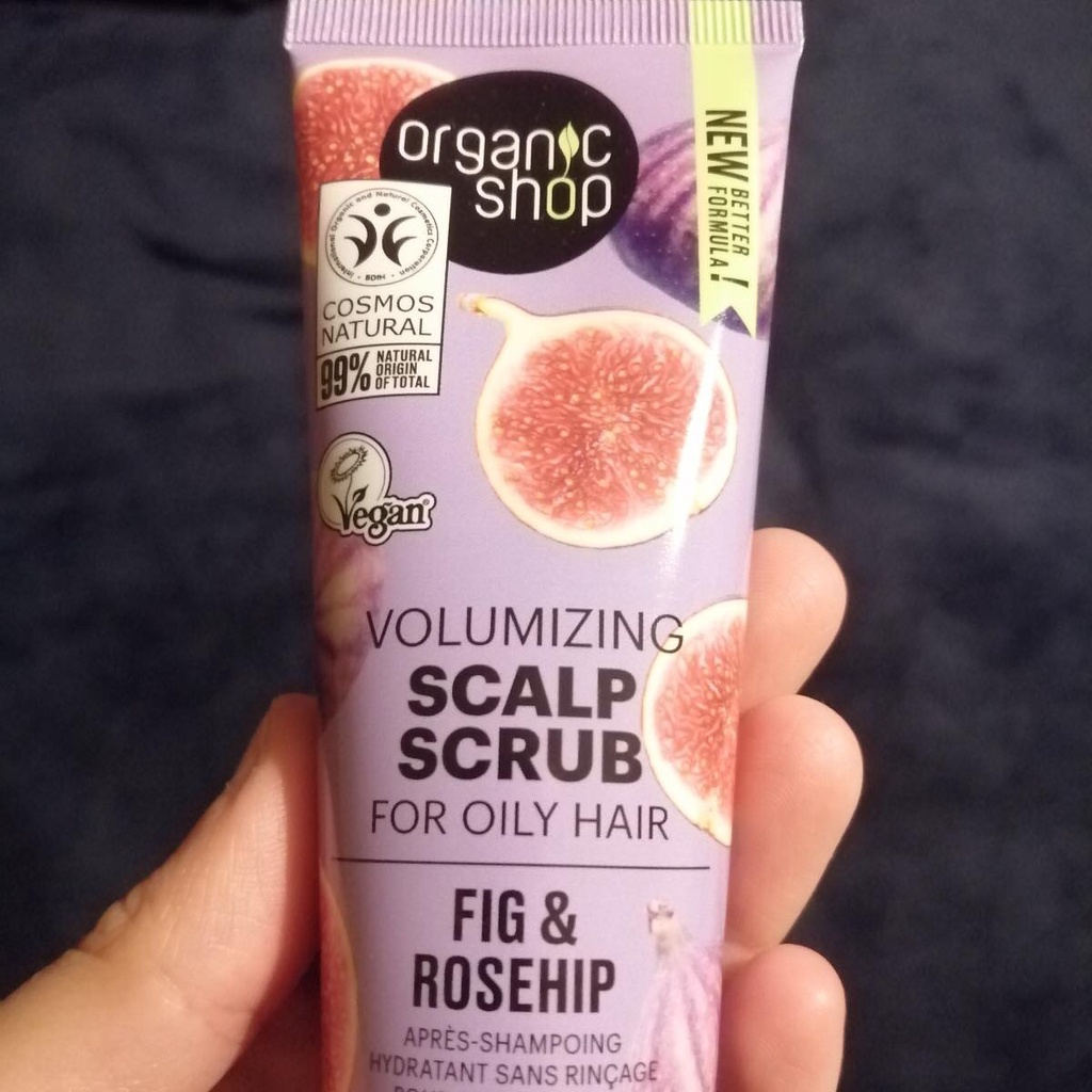 Tẩy Tế Bào Chết Da Đầu Organic Shop Fig &amp; Rosehip