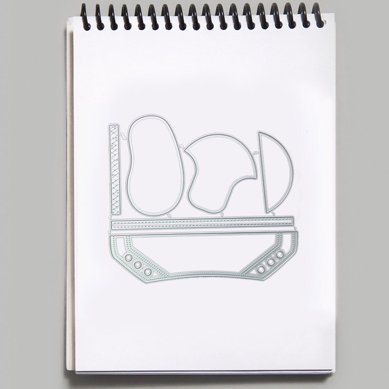 Khuôn Mẫu Cắt Thẻ Trang Trí Hình Đôi Giày