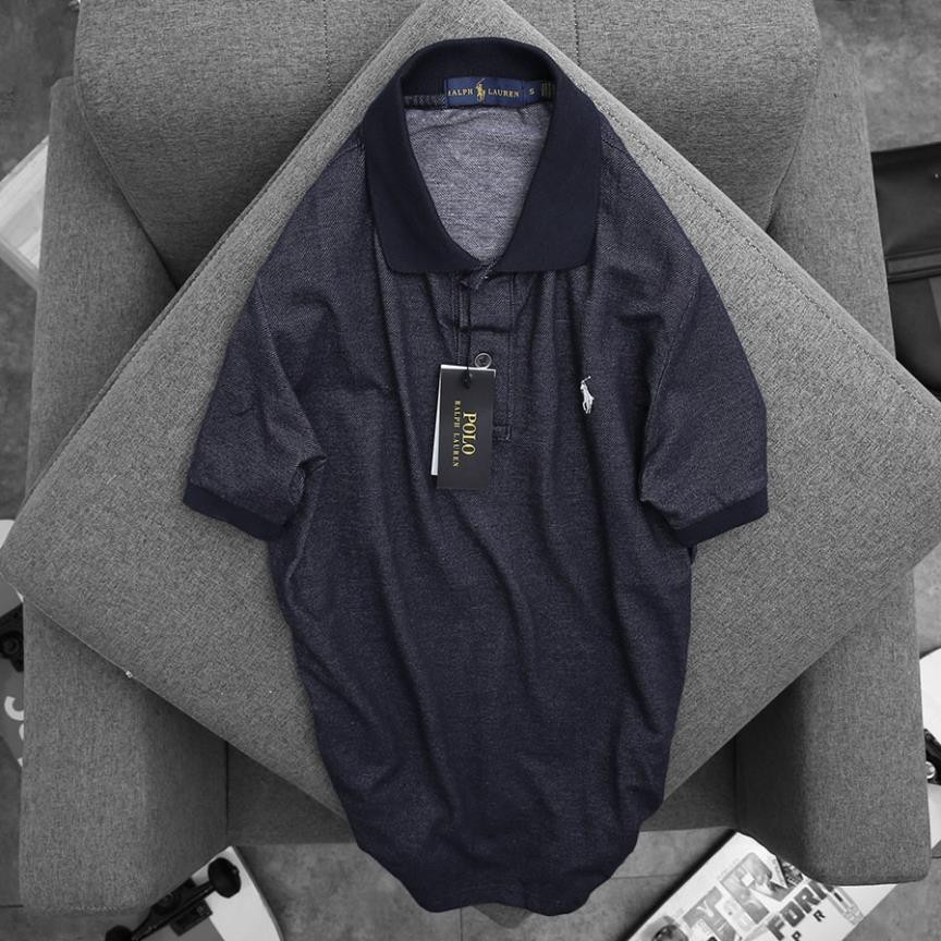 @f sale HÈ Áo Polo Ralph Lauren Basic Logo Thêu Deep Navy 💯 ་ ; . .;