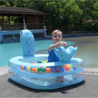 [Giá sốc] BỂ BƠI SIZE TO 1M7 HÌNH CON CÁ VOI SIÊU DỄ THƯƠNG, SIÊU DÀY - CHỐNG TRƯỢT