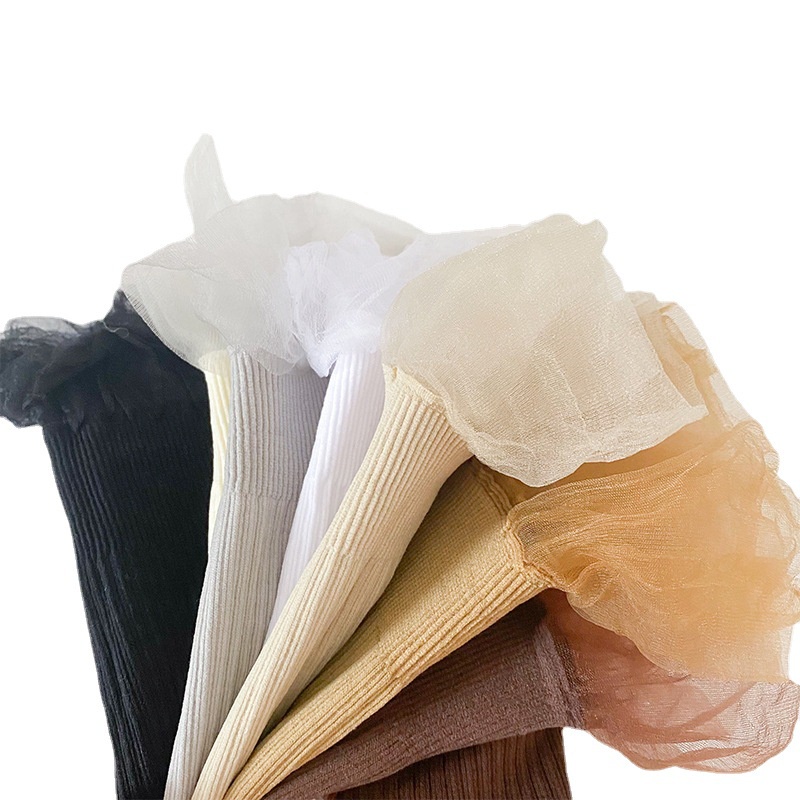 Tất Lưới Phối Ren Phong Cách Nhật Bản Thời Trang Xuân Hè Mới Cho Nữ