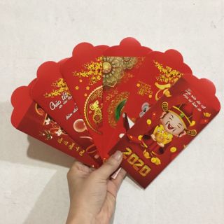 lì xì 2020 bộ đỏ truyền thống combo 100c