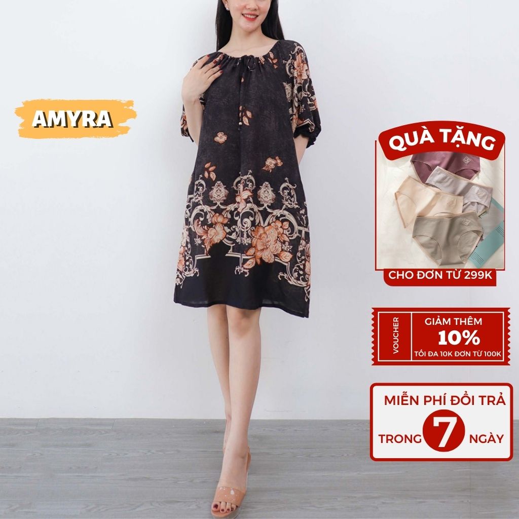 Đầm maxi đi biển AMYRA đã có thương hiệu phục vụ 3 năm, giá may tận xưởng, chất lượng hài lòng cho khách hàng nữ Va057