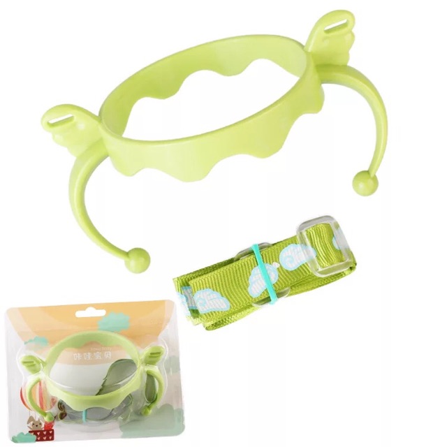 1 Bình Sữa Em Bé Hình Thiên Thần Bằng Nhựa Có Tay Cầm Bằng Nhựa Cho Comotomo