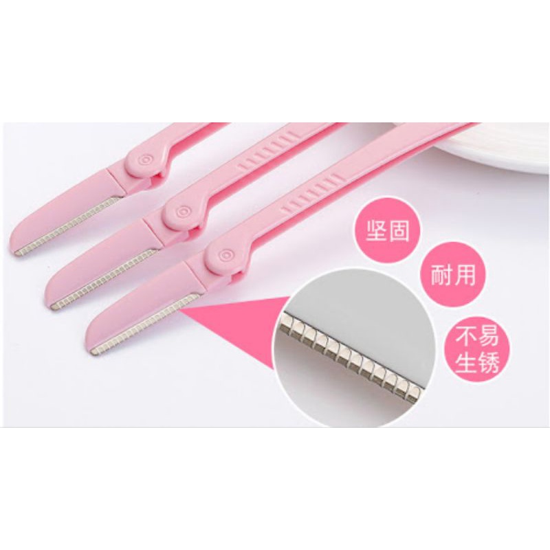 SET DAO CẠO 3 CÂY MÀU HỒNG SIÊU DỄ THƯƠNG