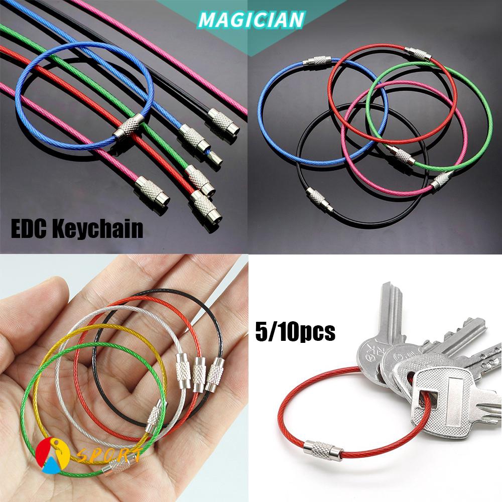 Set 5/10 Móc Khóa Dây Cáp Tiện Lợi
