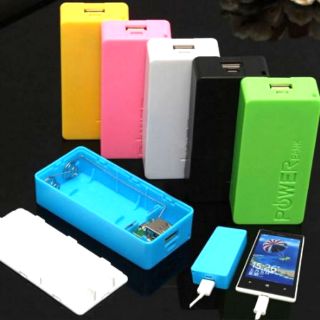 Box sạc dự phòng cục gạch mini - 2 cell pin  (chưa gồm pin)