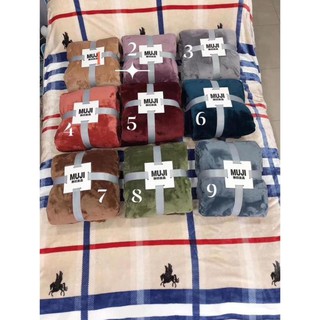 Chăn lông tuyết muji cao cấp loại 1 (2m x 2m3)